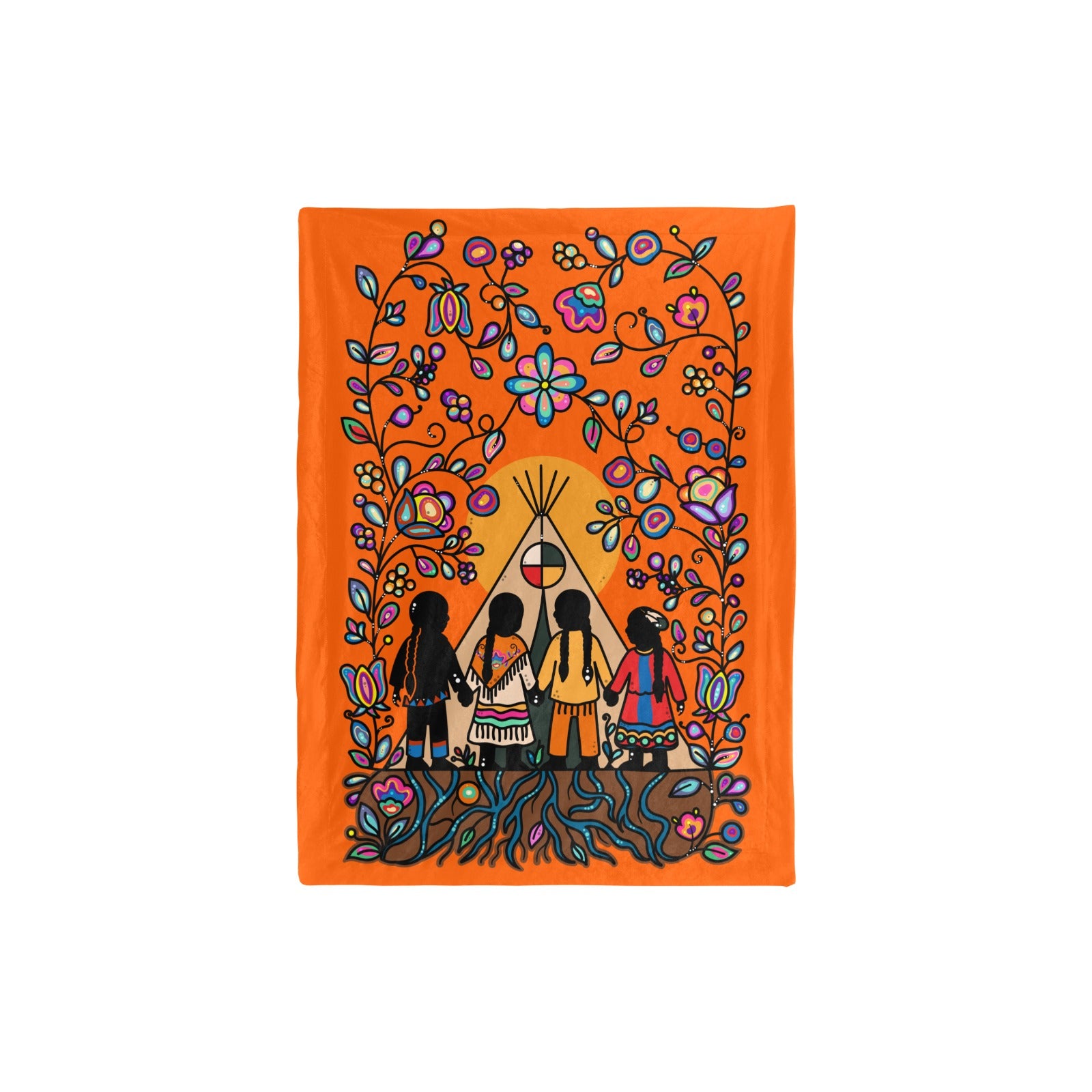 Rooted in Culture Baby Blanket 30"x40"
