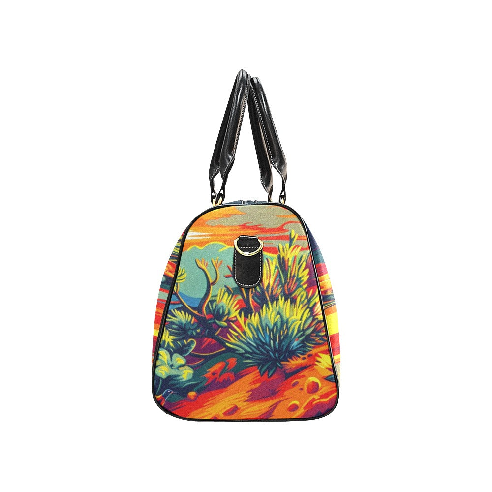 Happy Hummingbirds Waterproof Travel Bag/Small