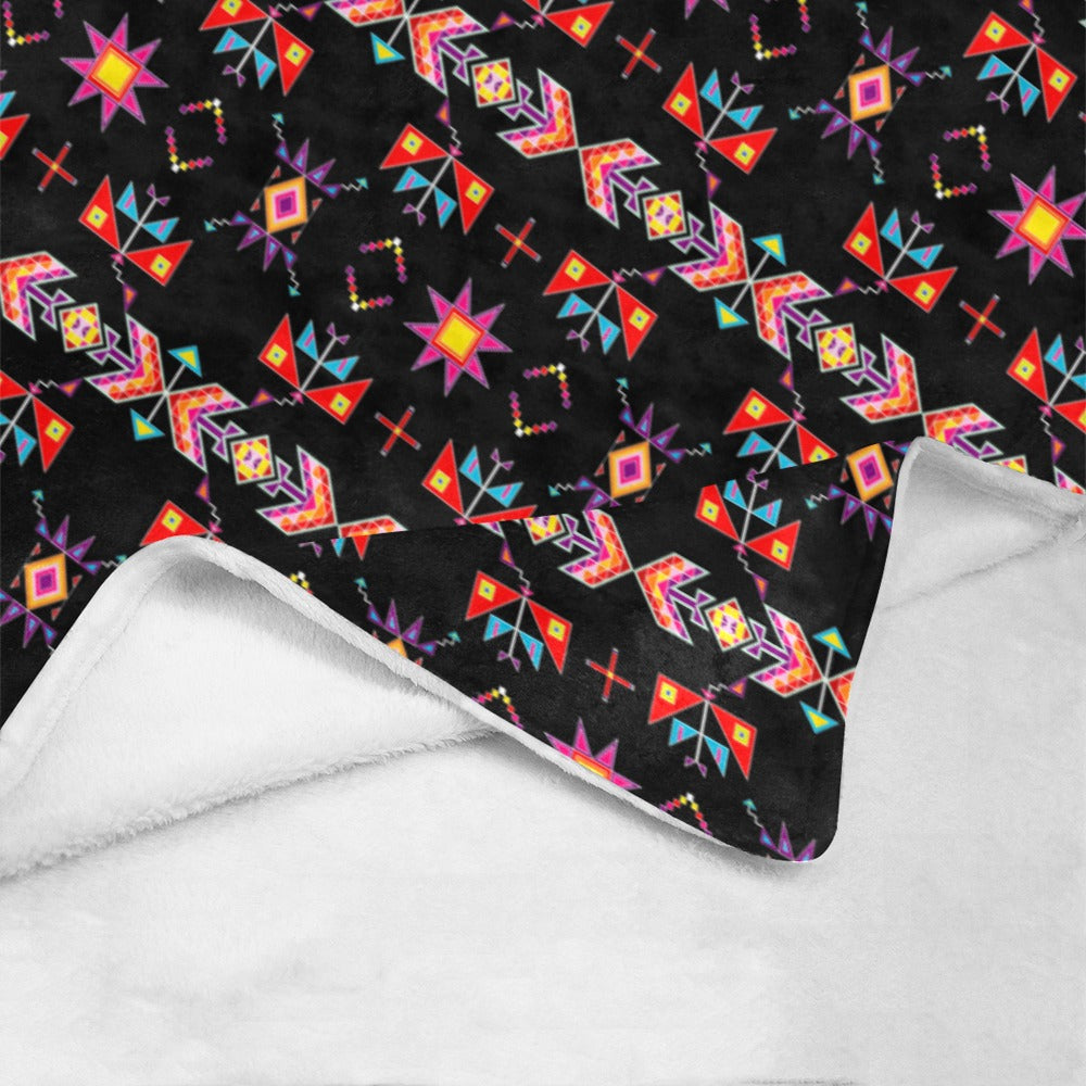 Scattered Generations Black Ultra-Soft Micro Fleece Blanket 40"x50"