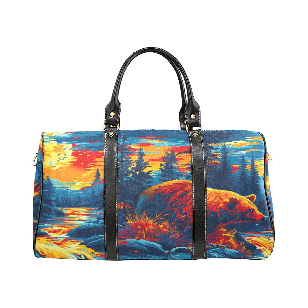 Fishing Bear Waterproof Travel Bag/Small