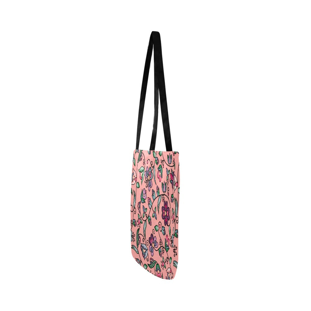 Amber Evening Garland Peach Reusable Shopping Bag (Two sides)