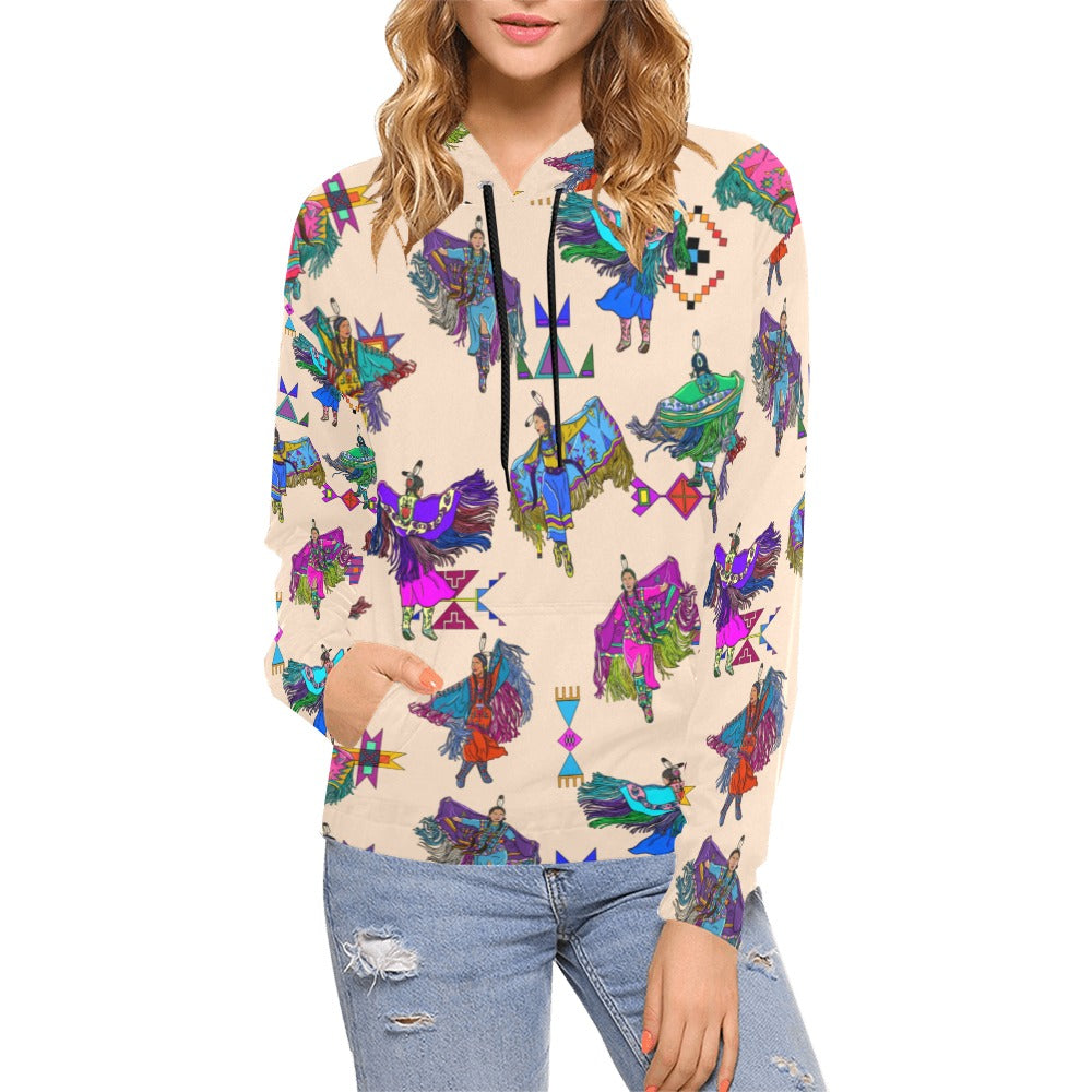 Women's Fancy Dancers Muslin Hoodie for Women (USA Size)