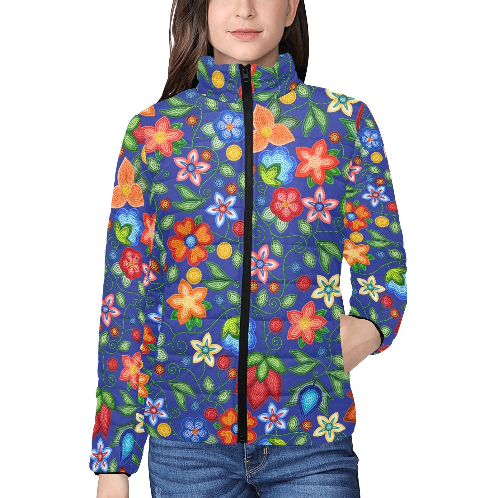 Morning Harmony Sapphire Women's Stand Collar Padded Jacket