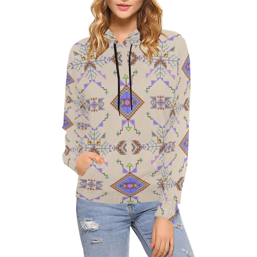 Buffalo Jump Hide Hoodie for Women (USA Size)