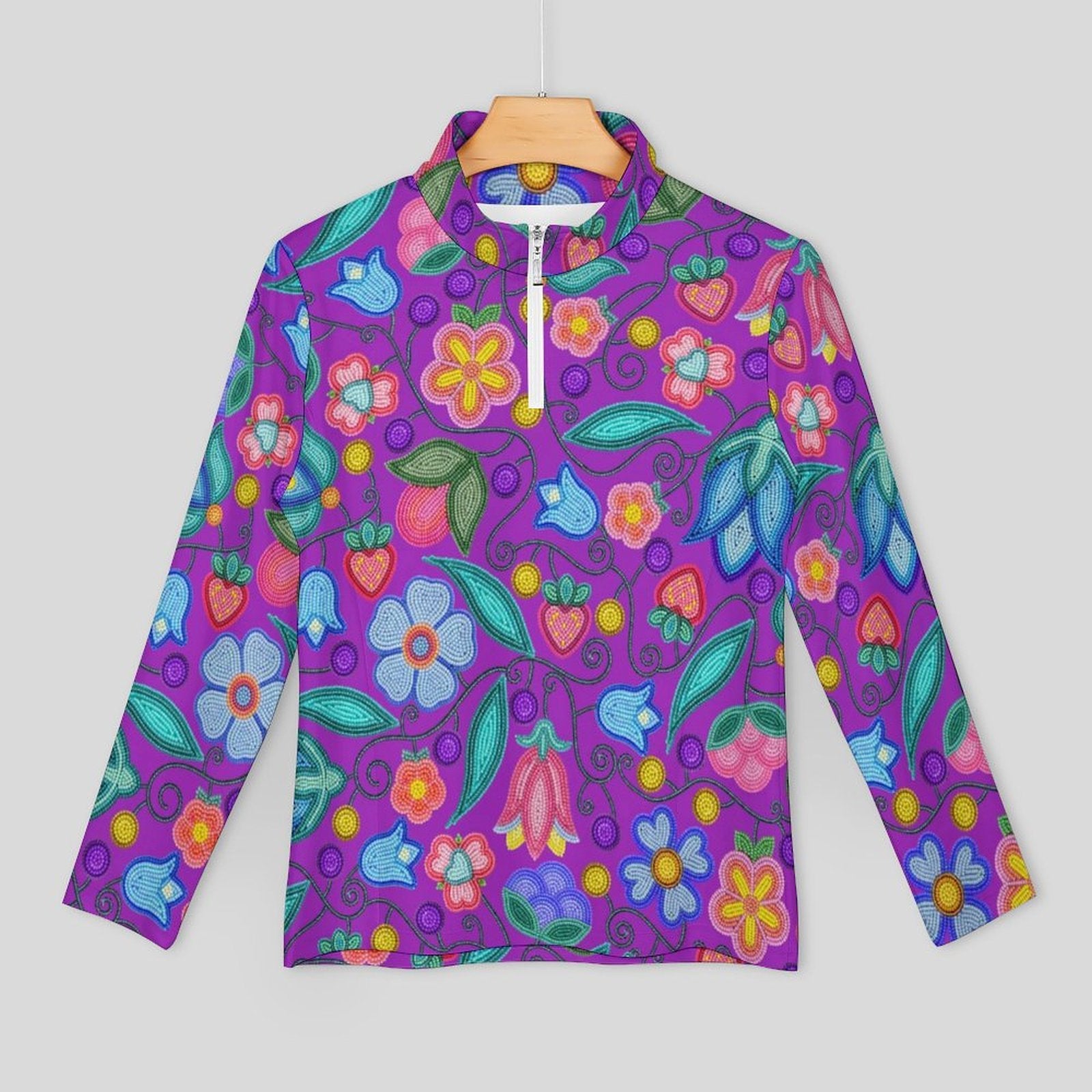 Sweet Offering Purple Long Sleeve Yoga Shirt