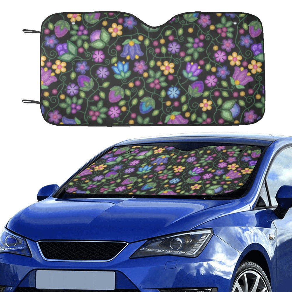Bloom Uplift Black Car Sun Shade 55"x30"