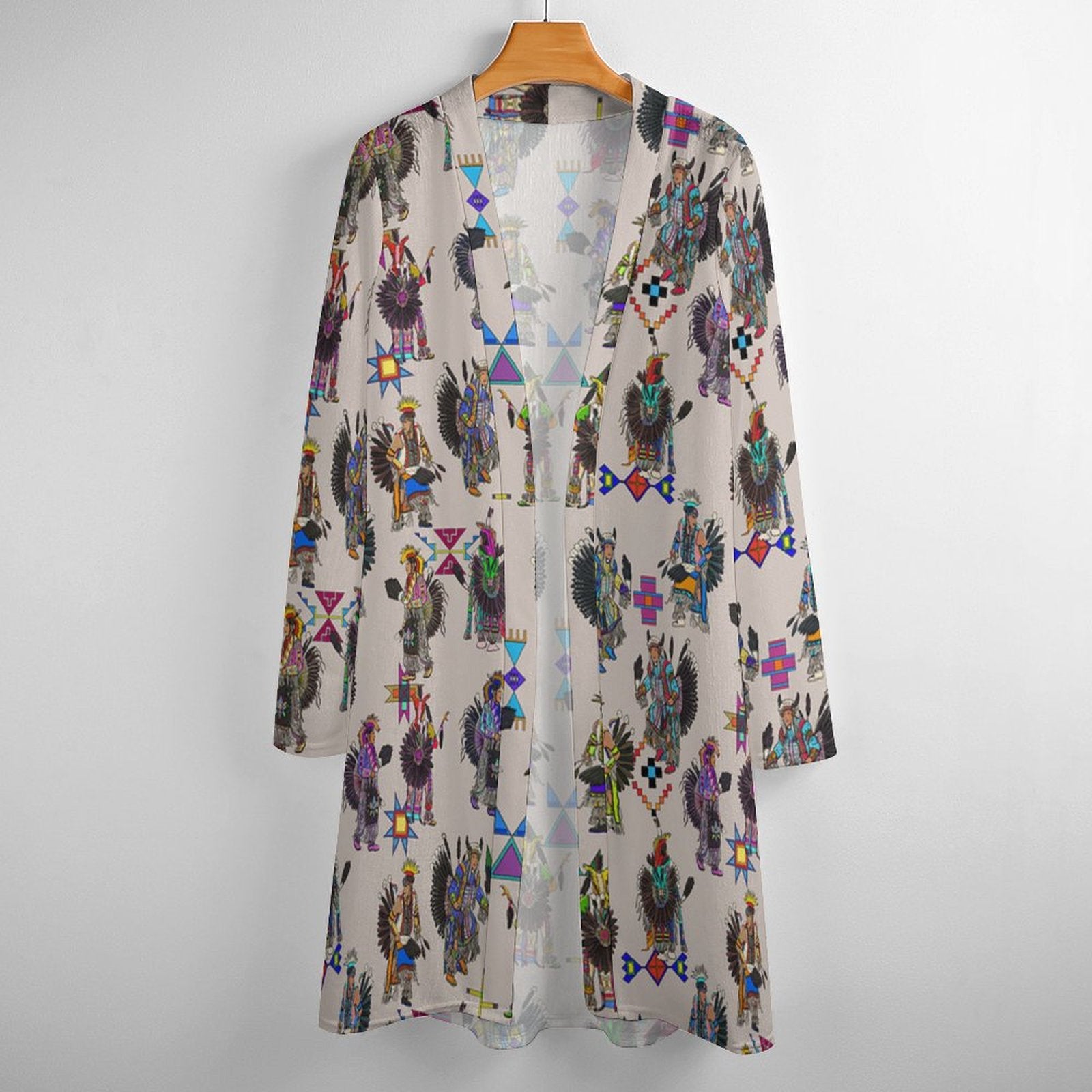 Men's Tradish Dancers Muslin White Cardigan