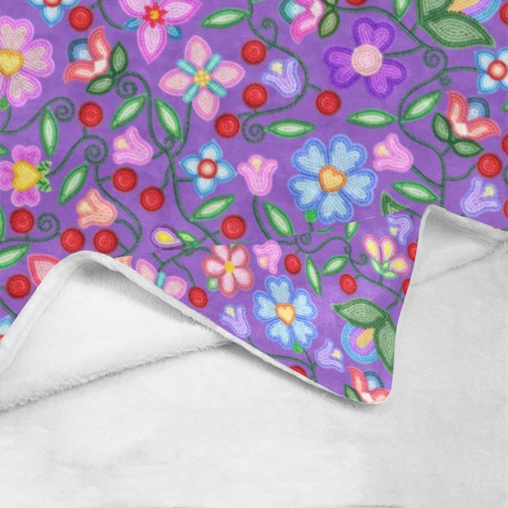 Petal Harmony Lavender Ultra-Soft Micro Fleece Blanket 60"x80"