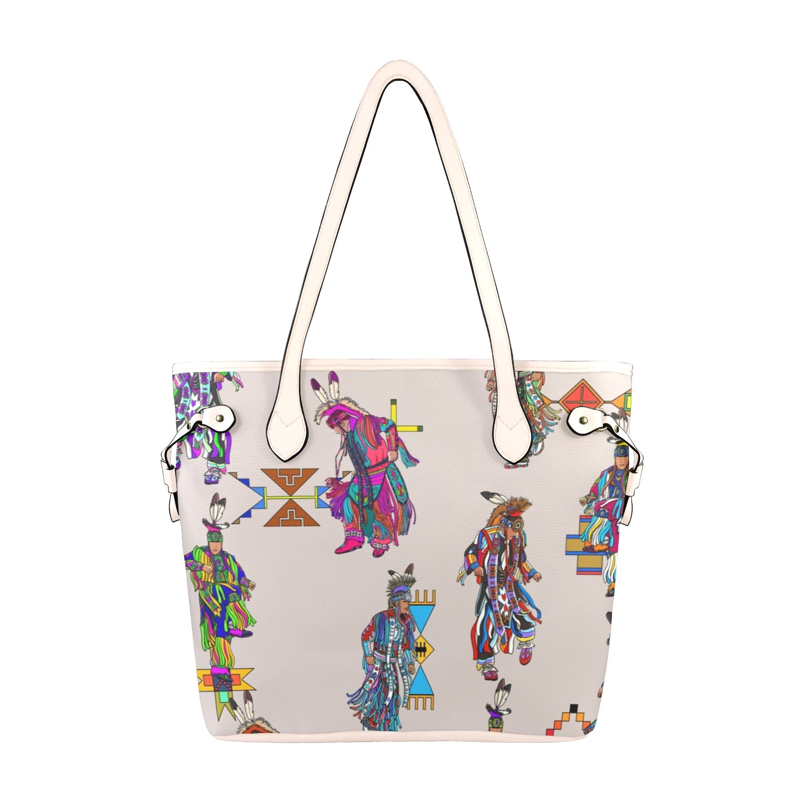 Men's Grass Dancers Muslin Clover Canvas Tote Bag