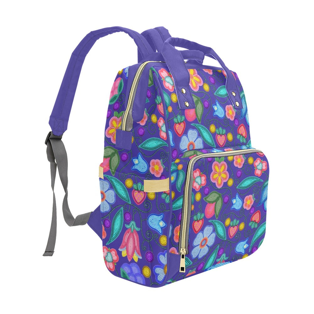 Sweet Offering Indigo Multi-Function Diaper Backpack/Diaper Bag