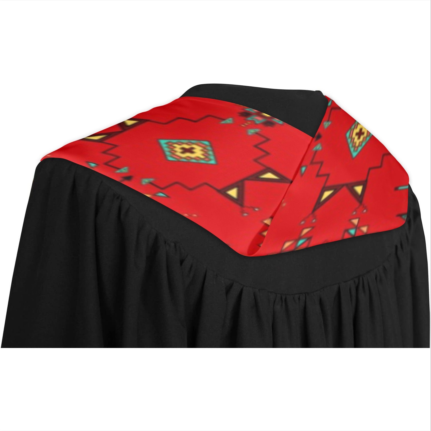 Thunder Flight Red Graduation Stole