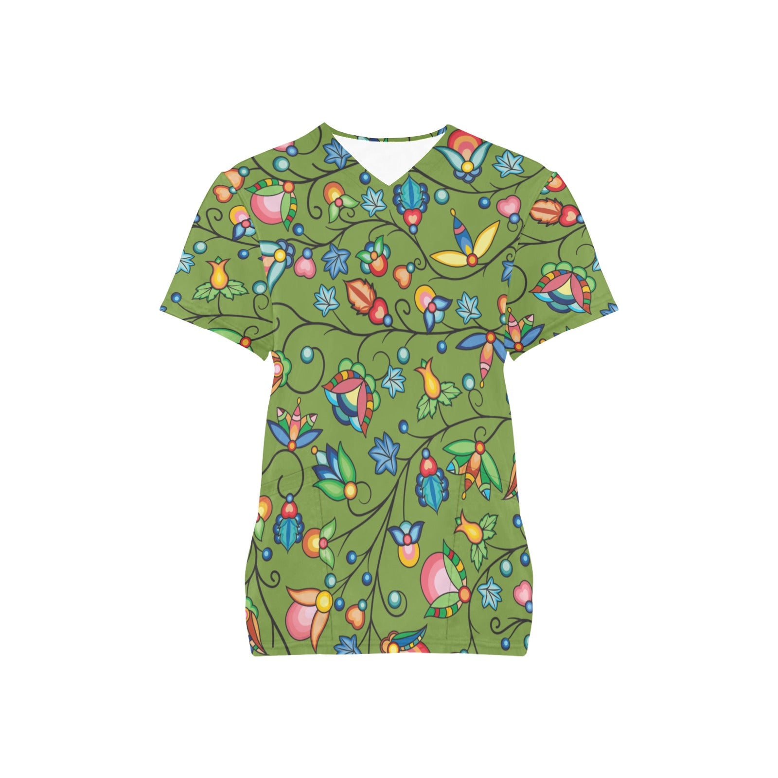 Prairie Plains Spirit Sweetgrass Scrub Top