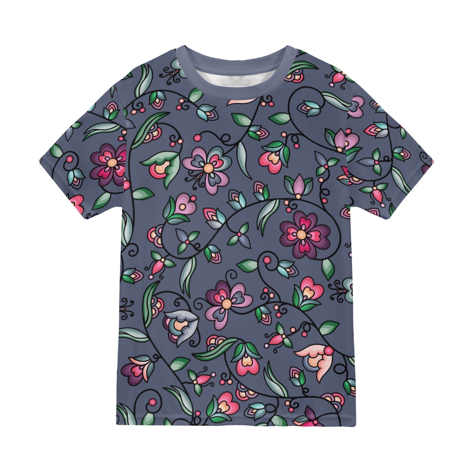 Amber Evening Garland Blue T-shirt for Men