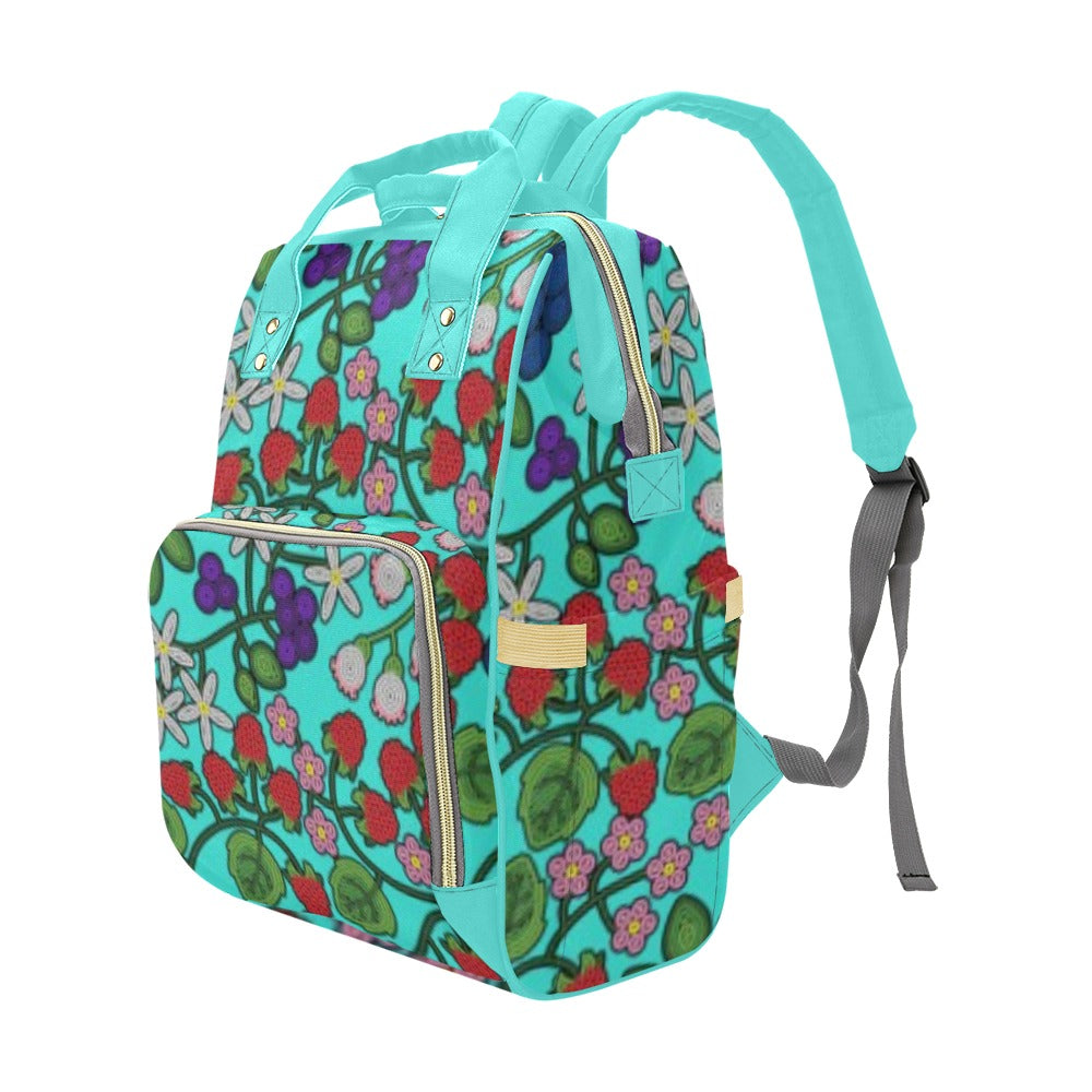 Takwakin Harvest Turquoise Multi-Function Diaper Backpack/Diaper Bag