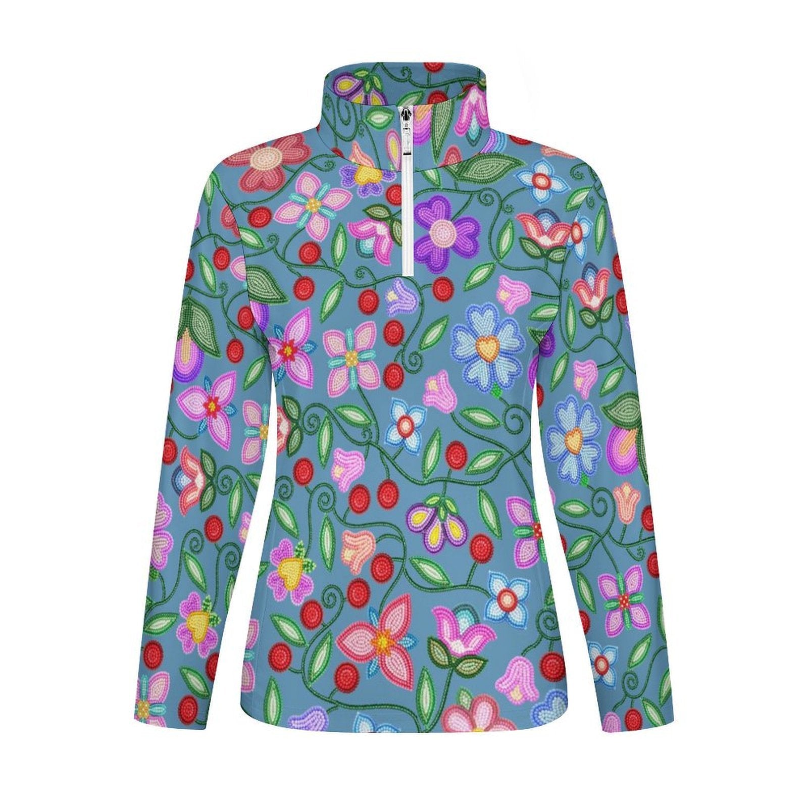 Petal Harmony RiverLong Sleeve Yoga Shirt