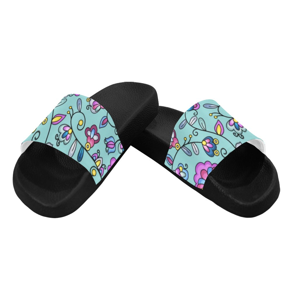 Autumn Bundle Blessing Turquoise Women's Slide Sandals
