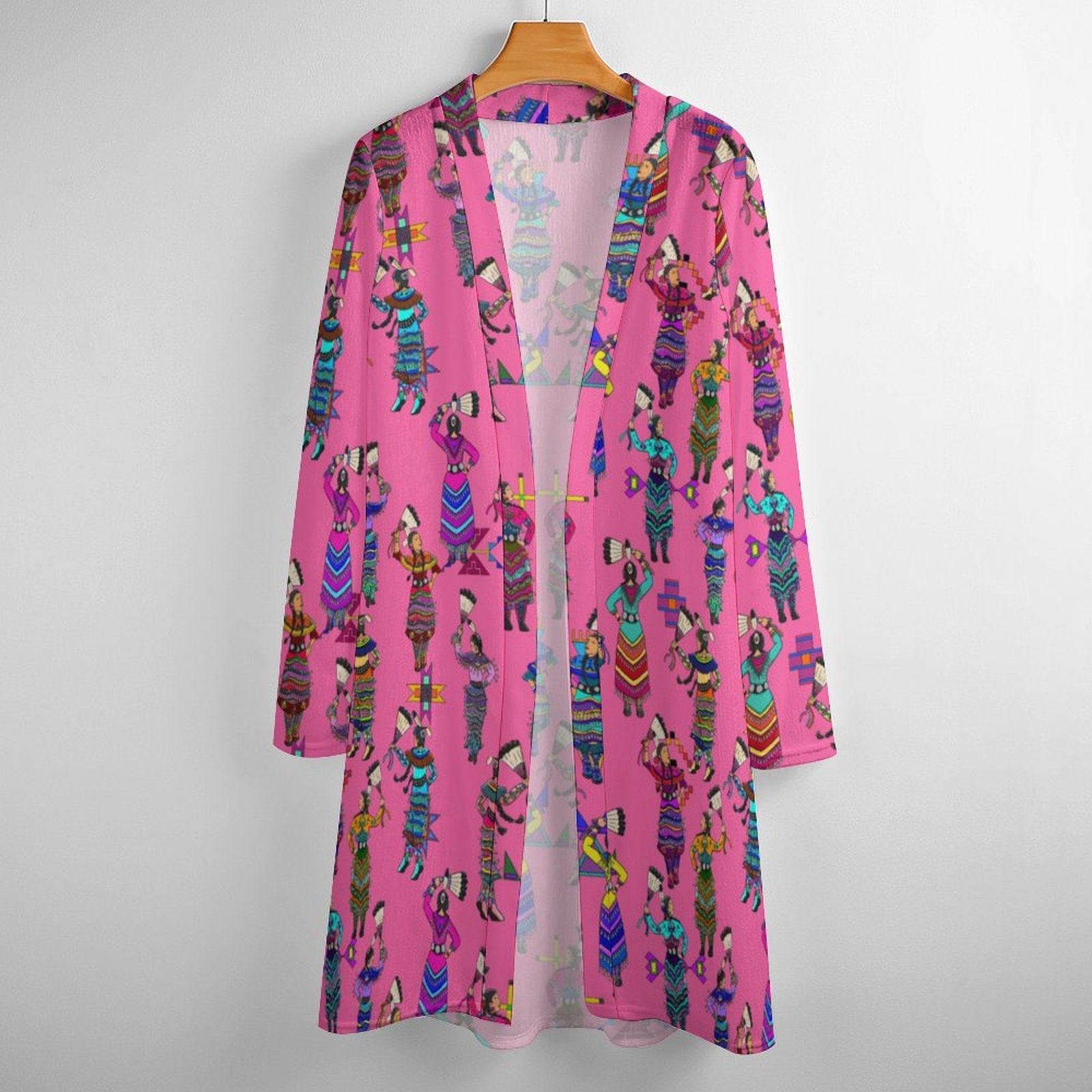 Women's Jingle Dancers Pink Cardigan