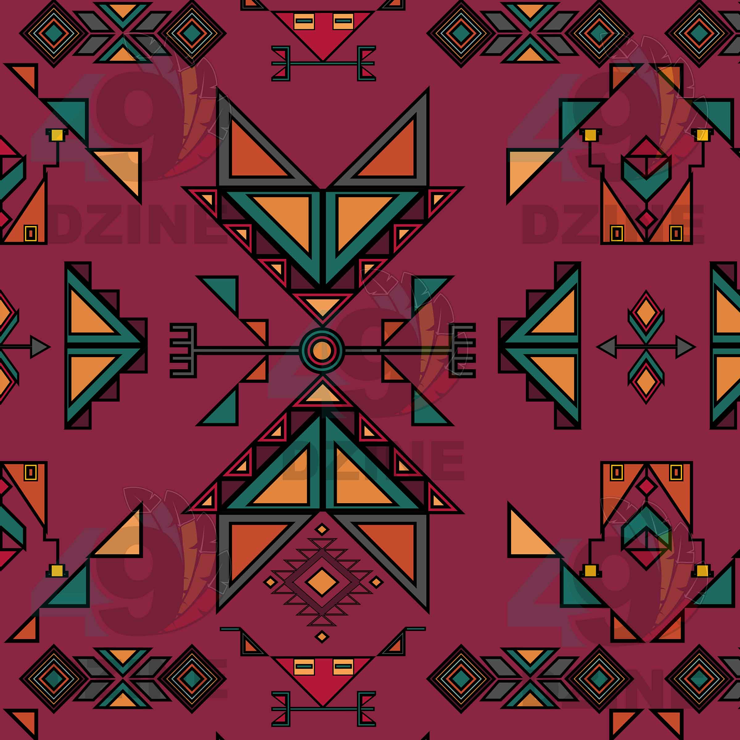 Arrow Dawn Maroon 42 Inch Cotton Poplin Pre Order