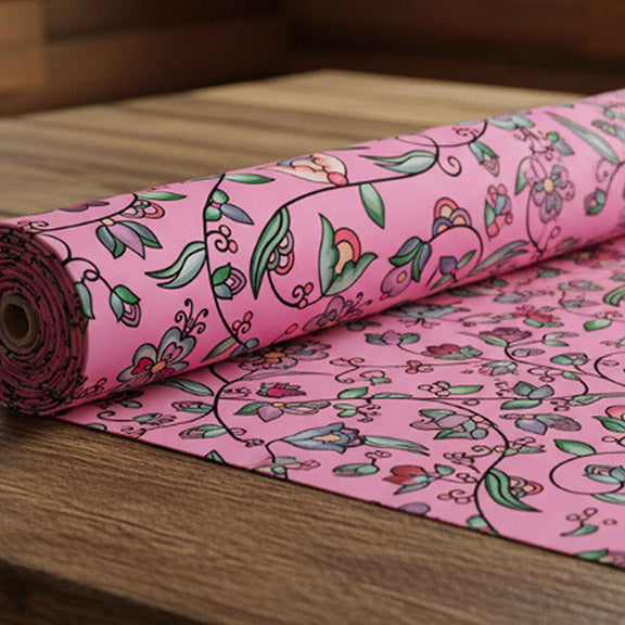 Amber Evening Garland Pink 42 Inch Cotton Poplin Pre Order