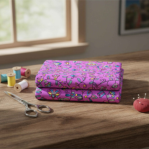 Autumn Bundle Blessing Purple 42 Inch Cotton Poplin Pre Order