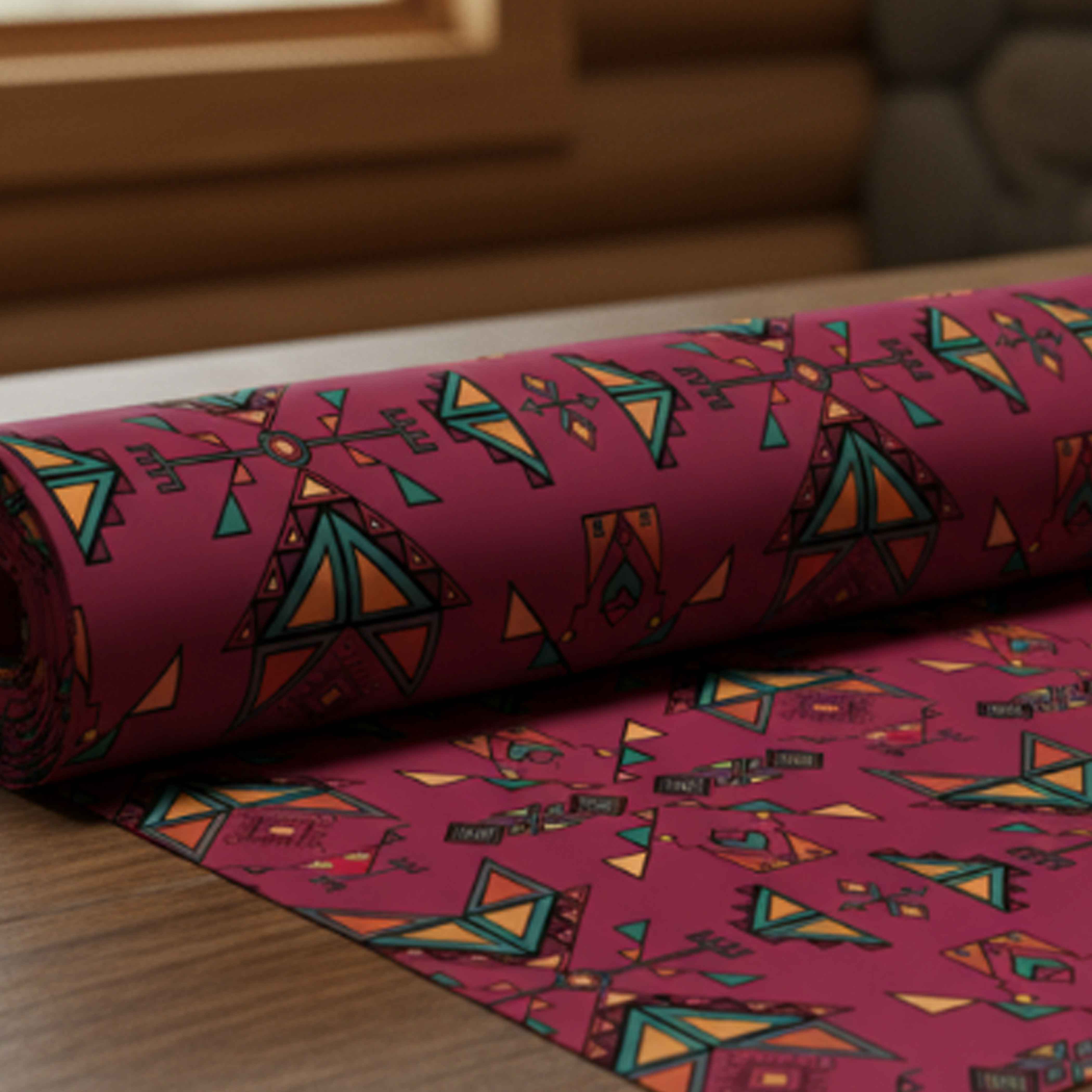 Arrow Dawn Maroon 42 Inch Cotton Poplin Pre Order