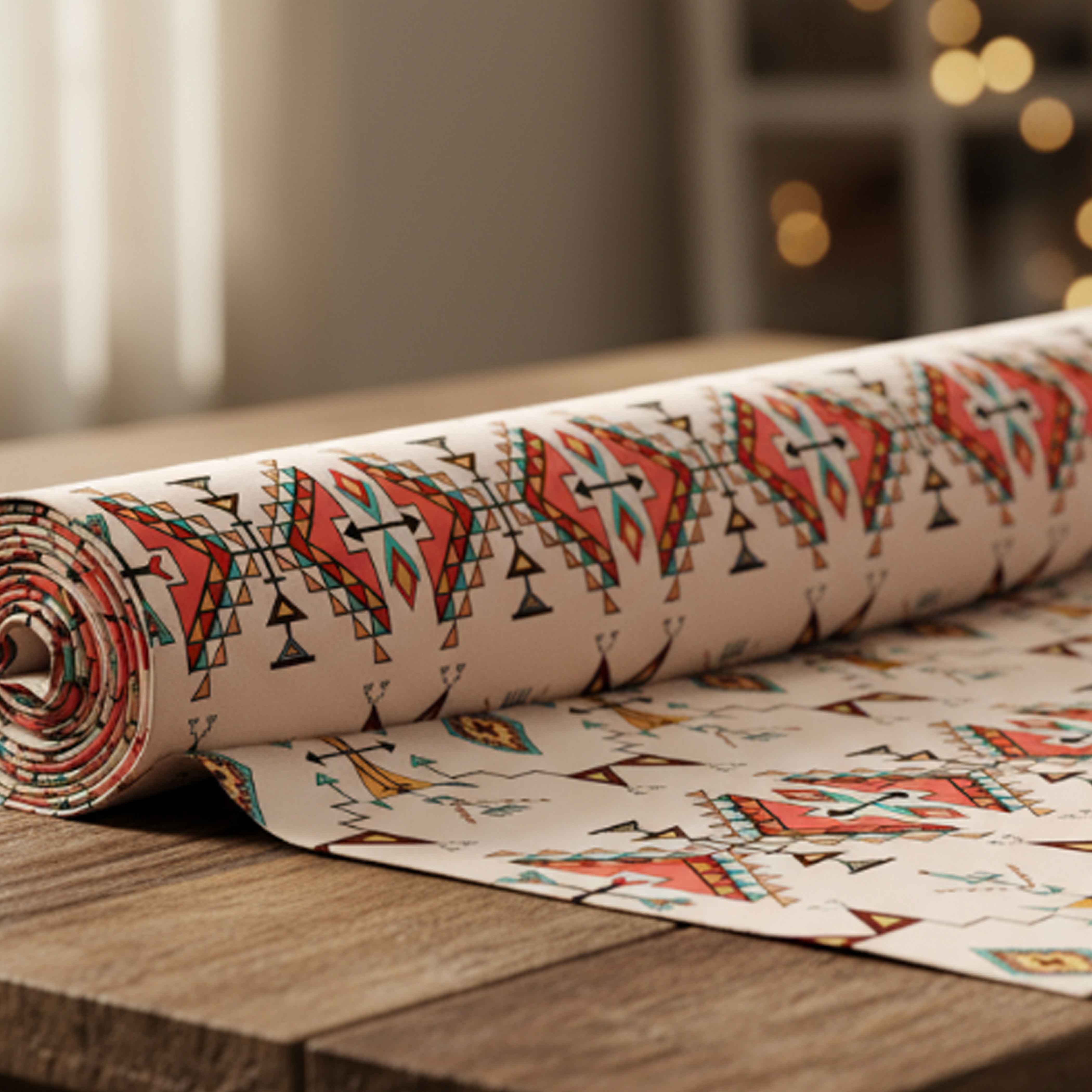 Thunder Flight Cream 42 Inch Cotton Poplin Pre Order