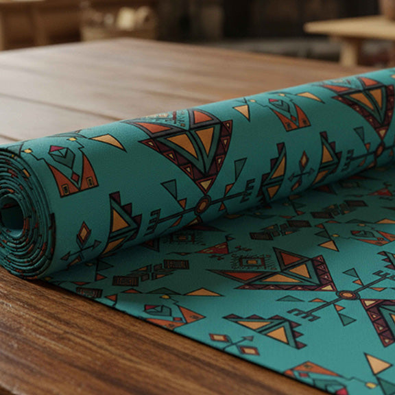 Arrow Dawn Turquoise 42 Inch Cotton Poplin Pre Order