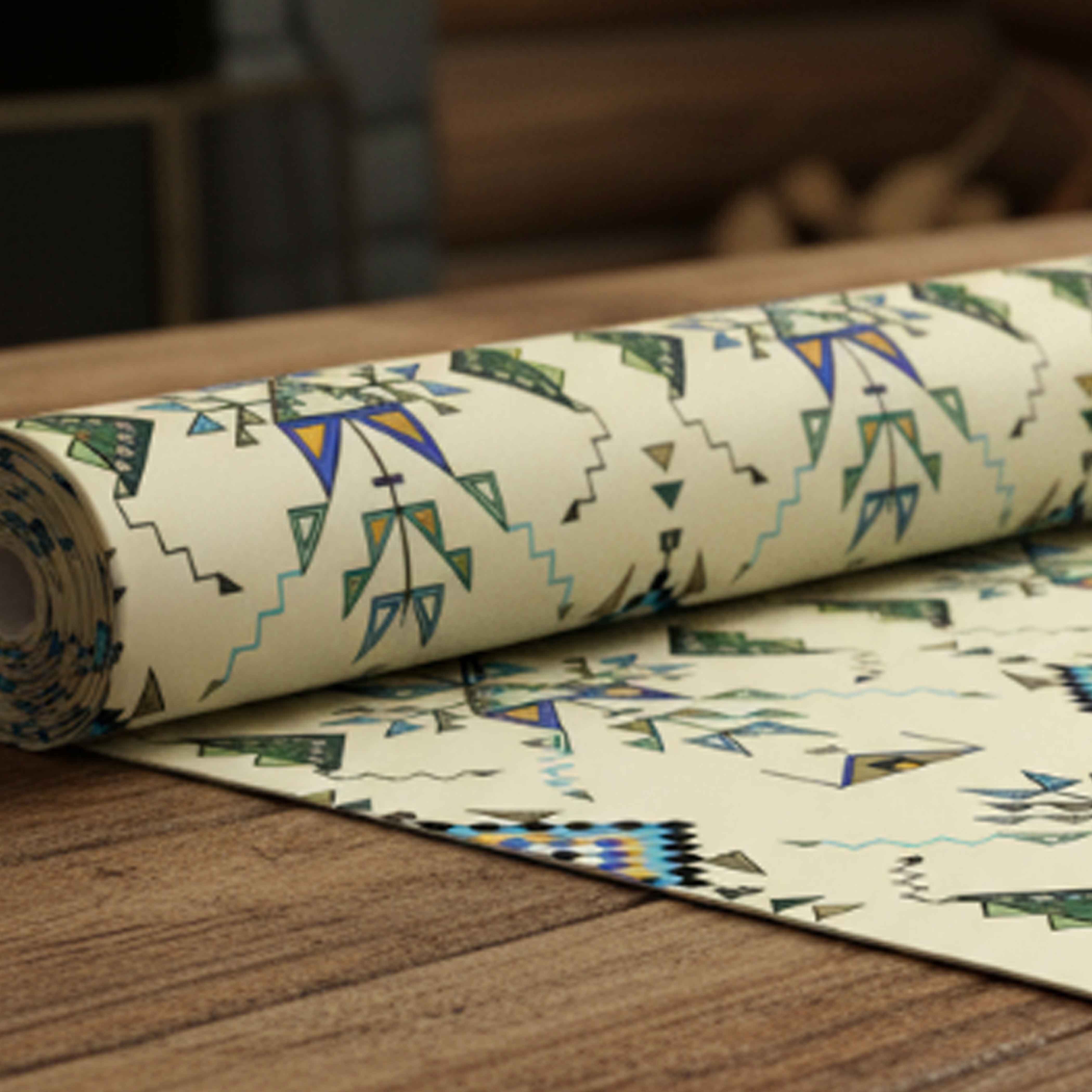 Bear Shield Cream 42 Inch Cotton Poplin Pre Order