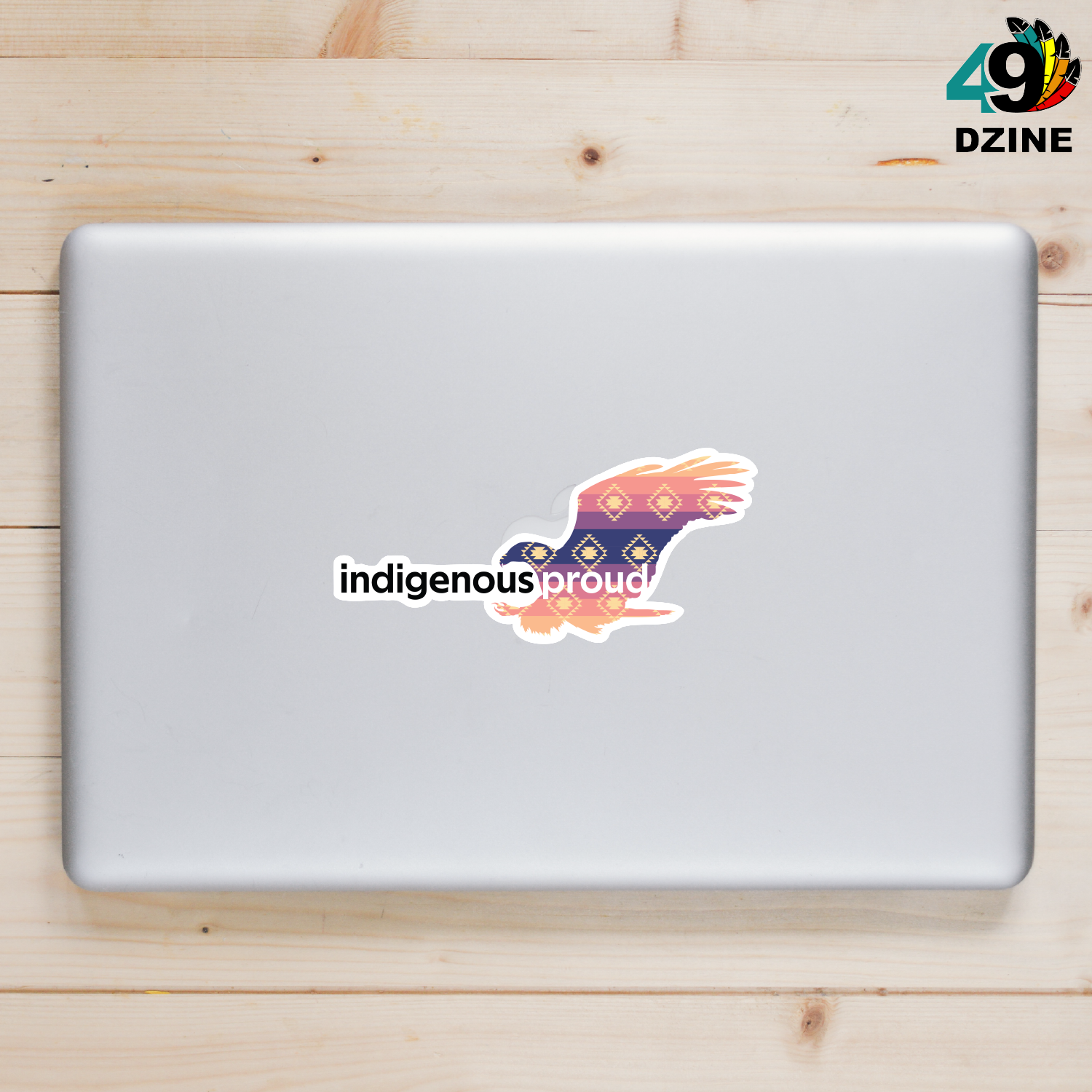 Indigenous Proud Eagle Sticker