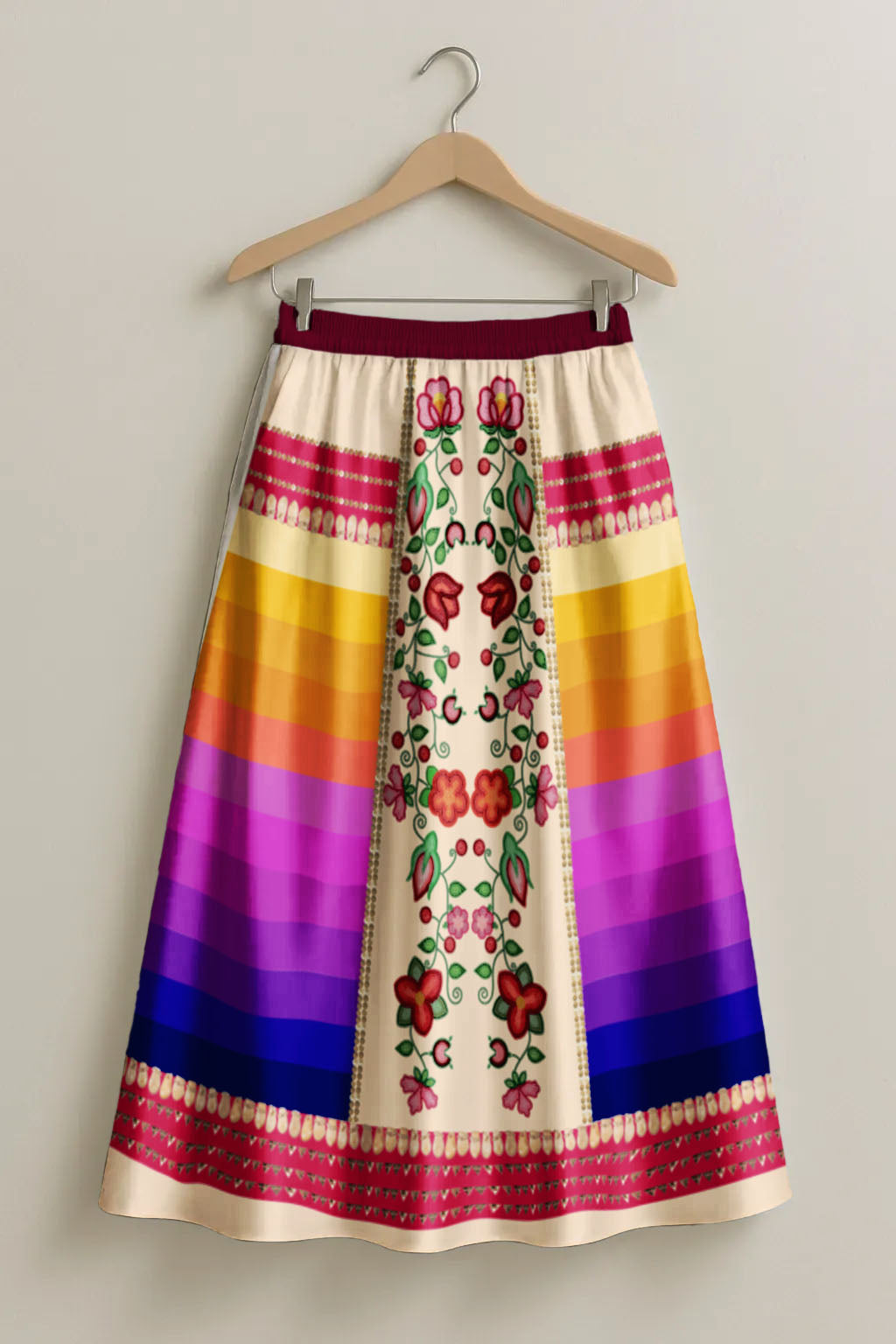 Beaded Offering Cream 2 Skirt