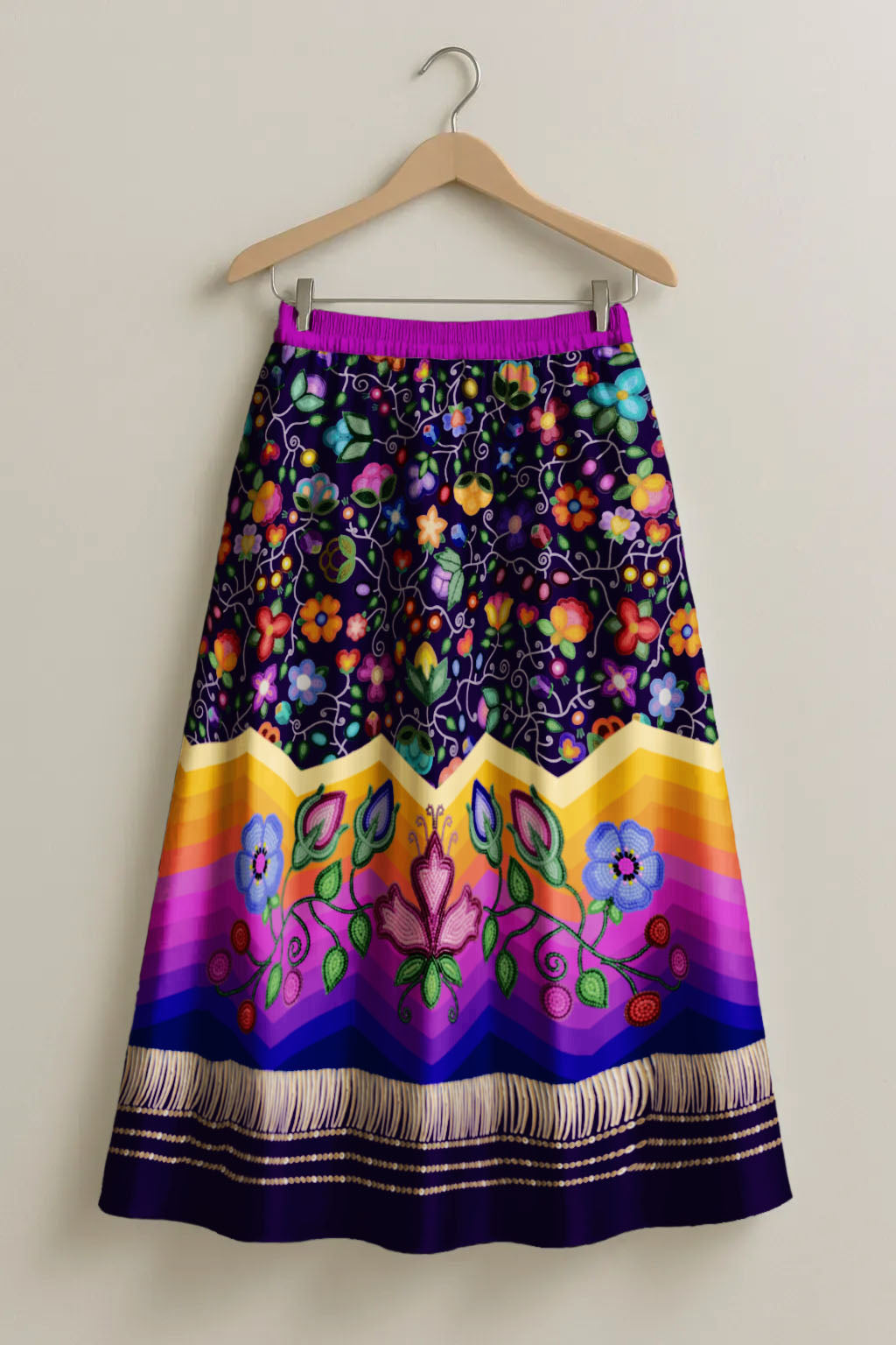 Beaded Offering Purple 3 Skirt