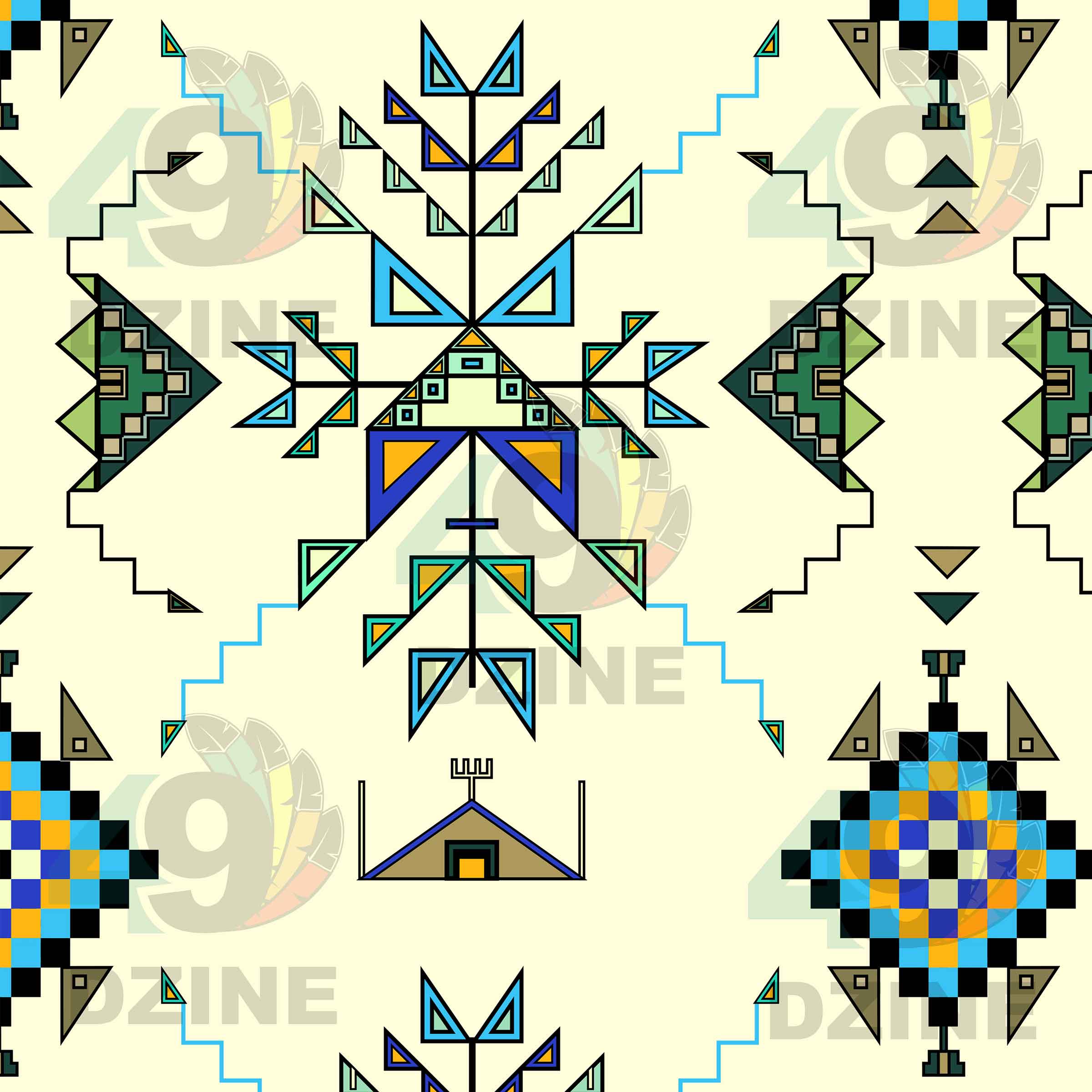 Bear Shield Cream 42 Inch Cotton Poplin Pre Order