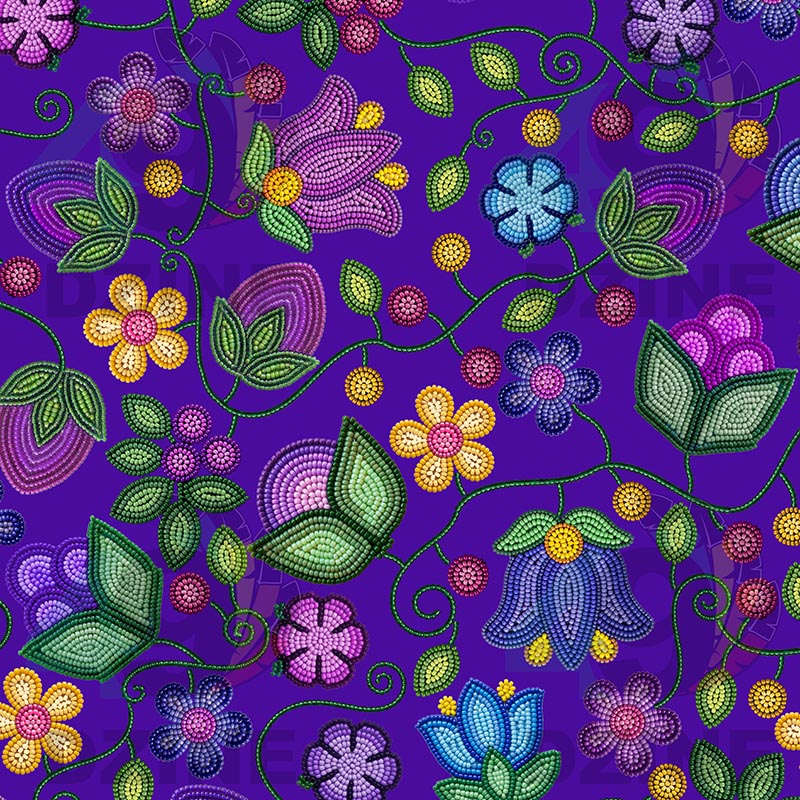 Bloom Uplift Indigo 42 Inch Cotton Poplin Pre Order