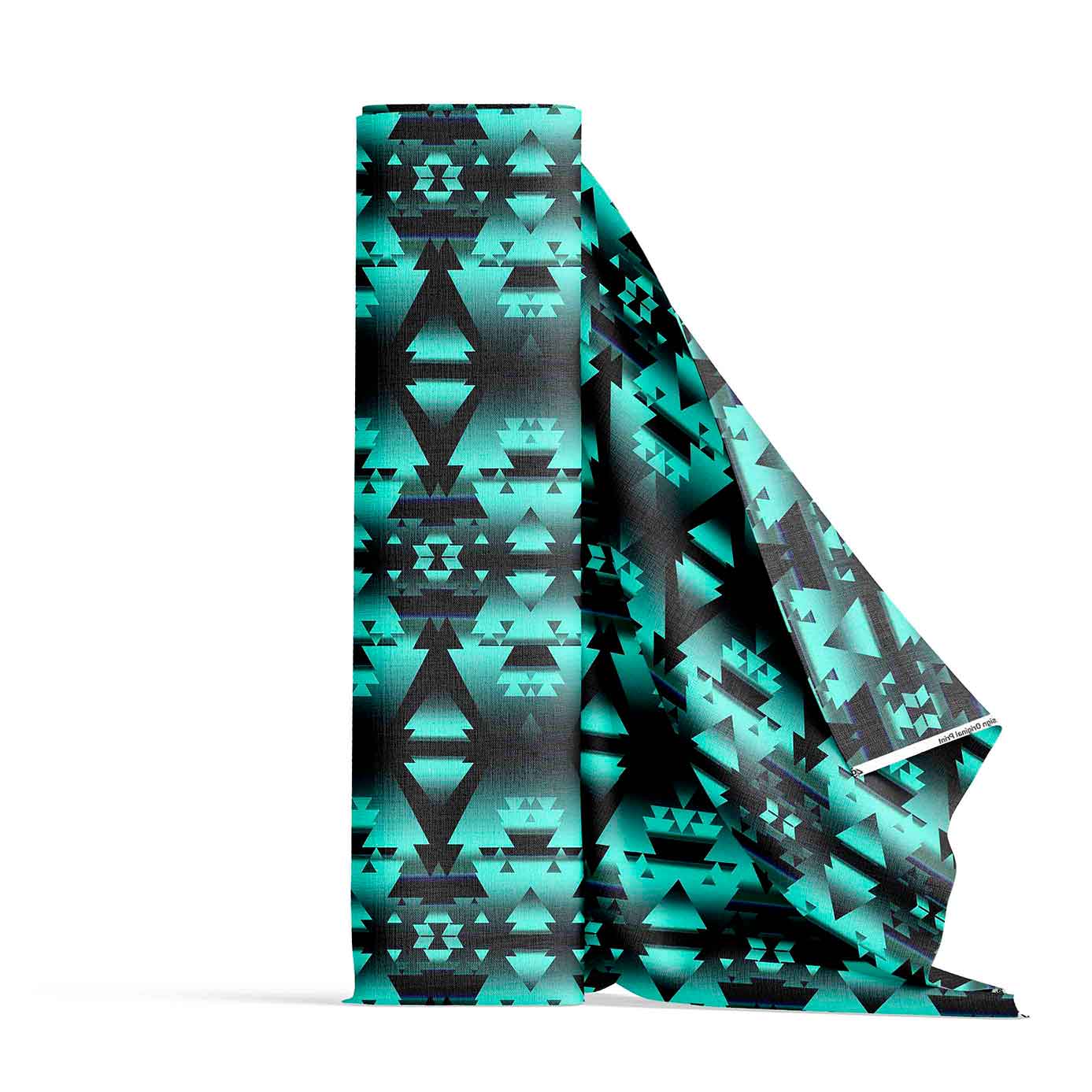 Dark Teal Winter Camp Satin Fabric By the Yard Pre Order
