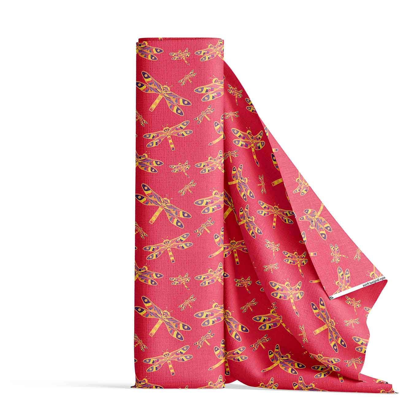 Gathering Rouge Satin Fabric By the Yard Pre Order