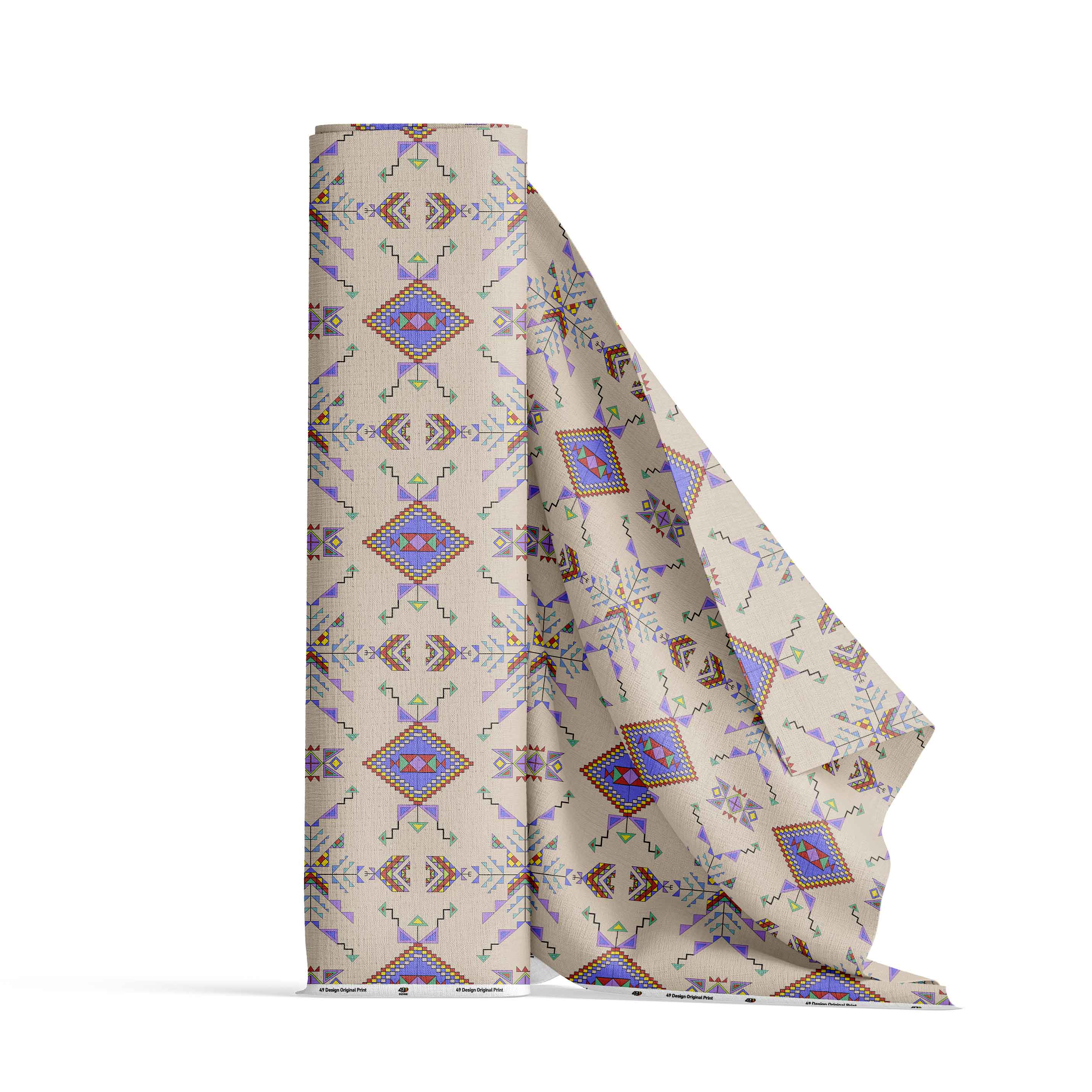 Buffalo Jump Hide Satin Fabric By the Yard Pre Order