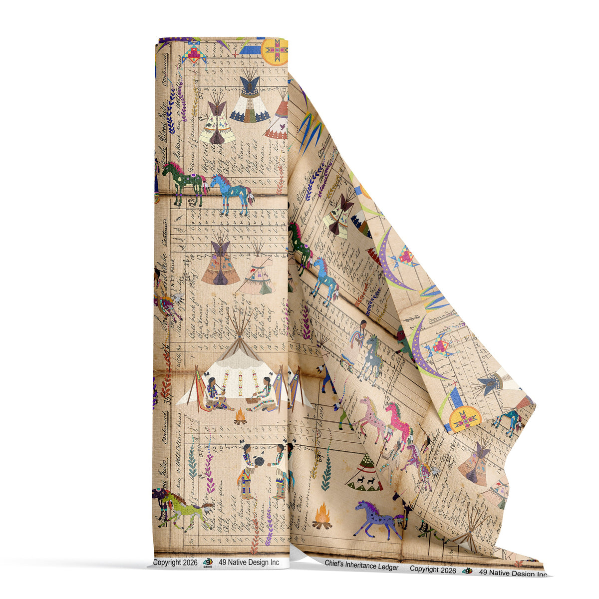 Chief’s Inheritance Ledger 42 Inch Cotton Poplin Pre Order