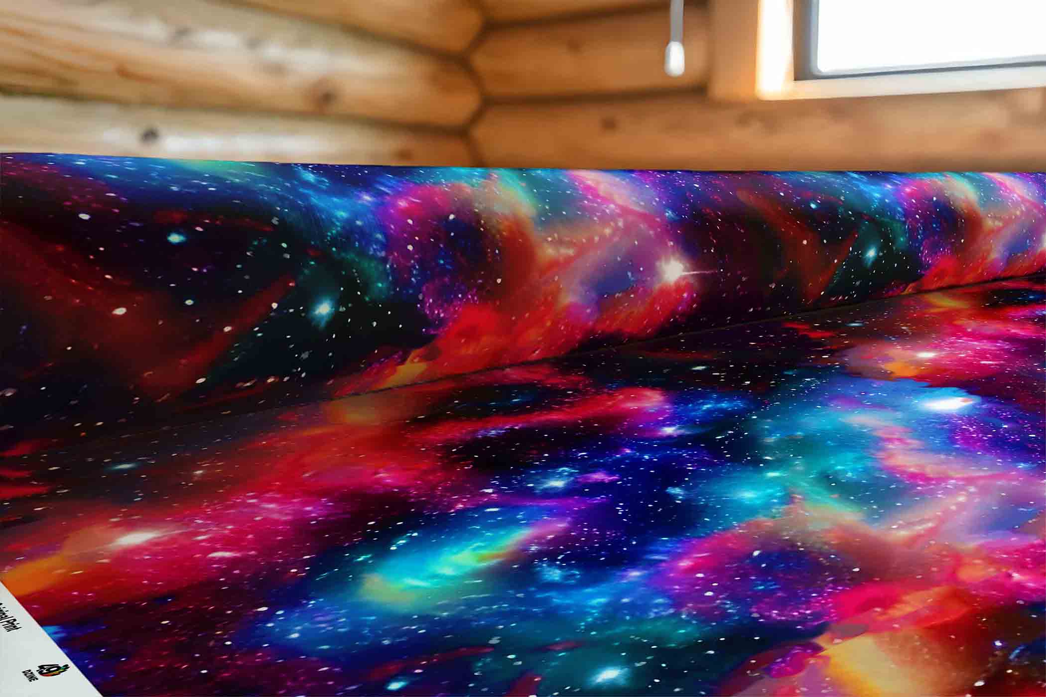Cosmic Spring Satin Fabric By the Yard Pre Order