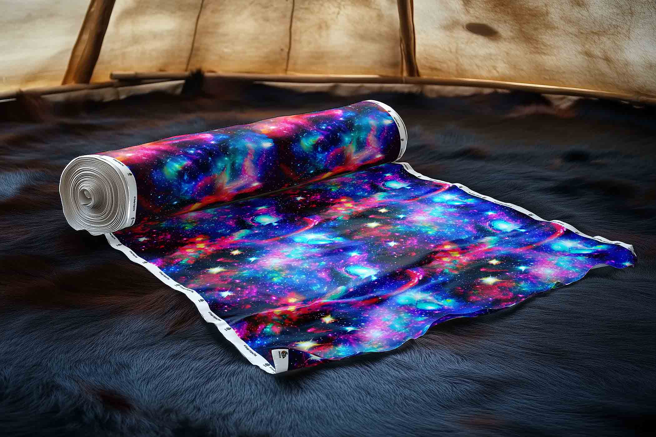 Cosmic Starburst 56 inch Cotton Poplin Pre Order