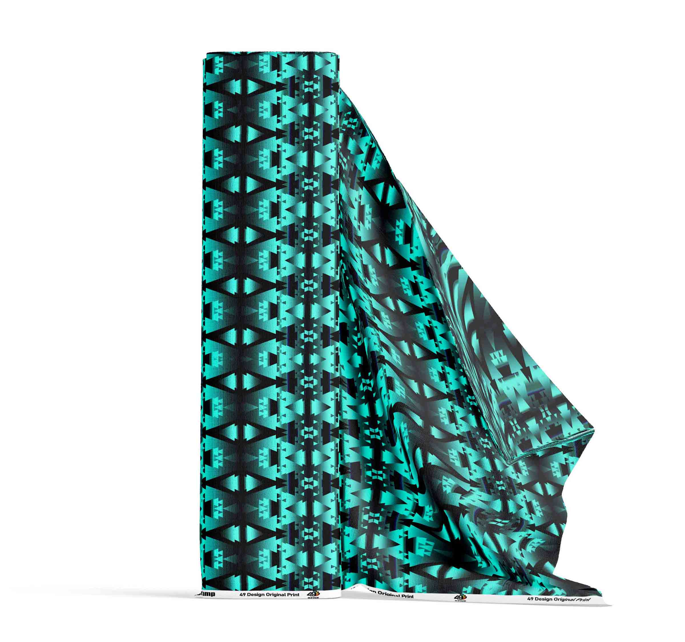 Dark Teal Winter Camp 56 Inch Cotton Poplin Pre Order