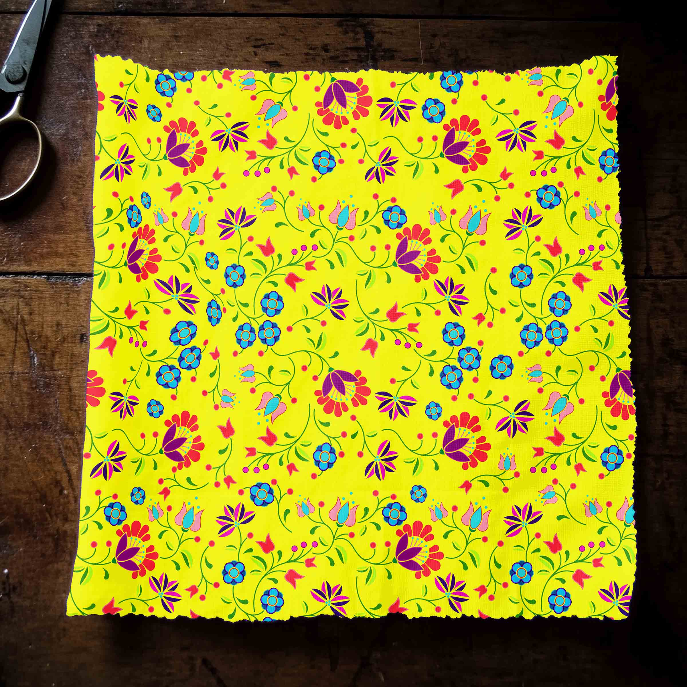 Fleur Indigine Mais 56 Inch Cotton Poplin Pre Order