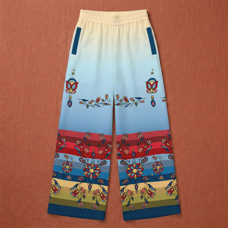 Frozen Petal Cascade Women's Pants