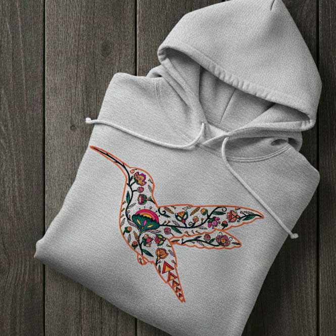 Hummingbird Floral Animals 01-M Various Sizes
