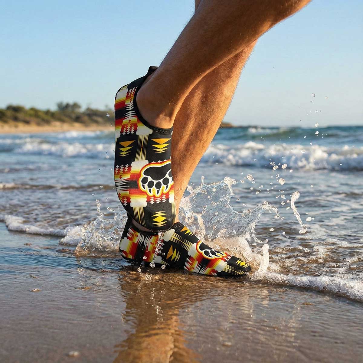 Medicine Wheel Sage Bearpaw Sockamoccs