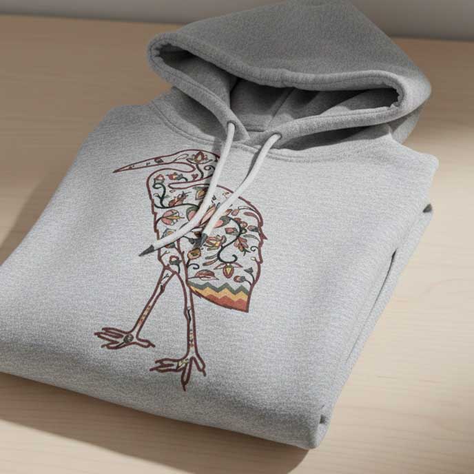 Heron Floral Animals 01-M Various Sizes