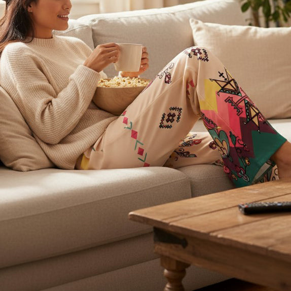 Golden Harvest Bloom Ribbon Pant