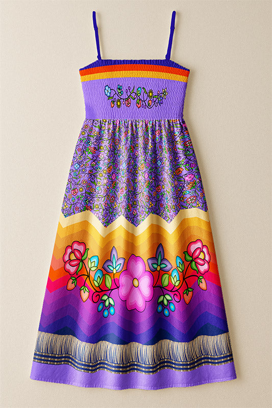 Grandmother Legacy Purple 3 Smock Top Dress