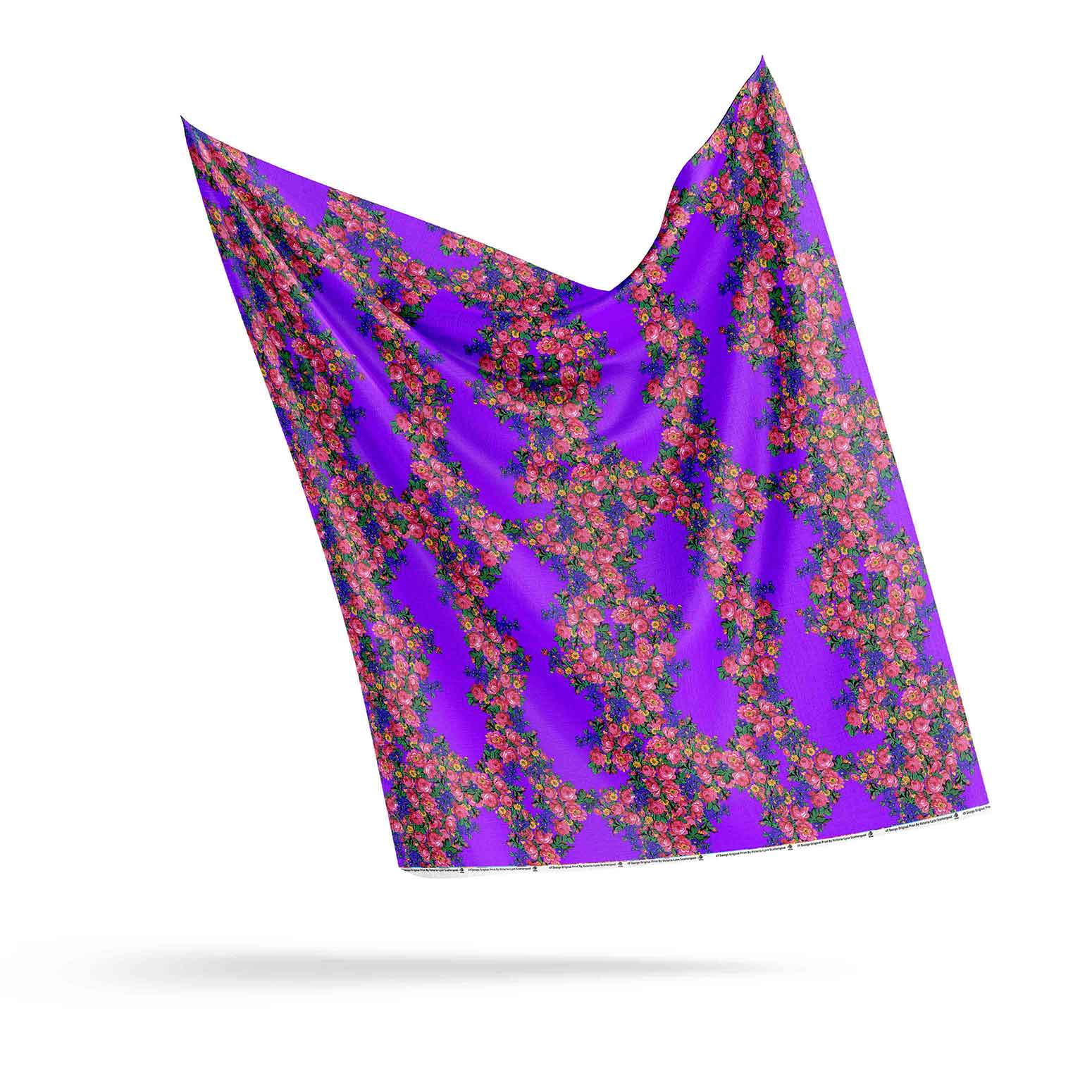 Kokum's Revenge Lilac Satin Fabric By the Yard Pre Order