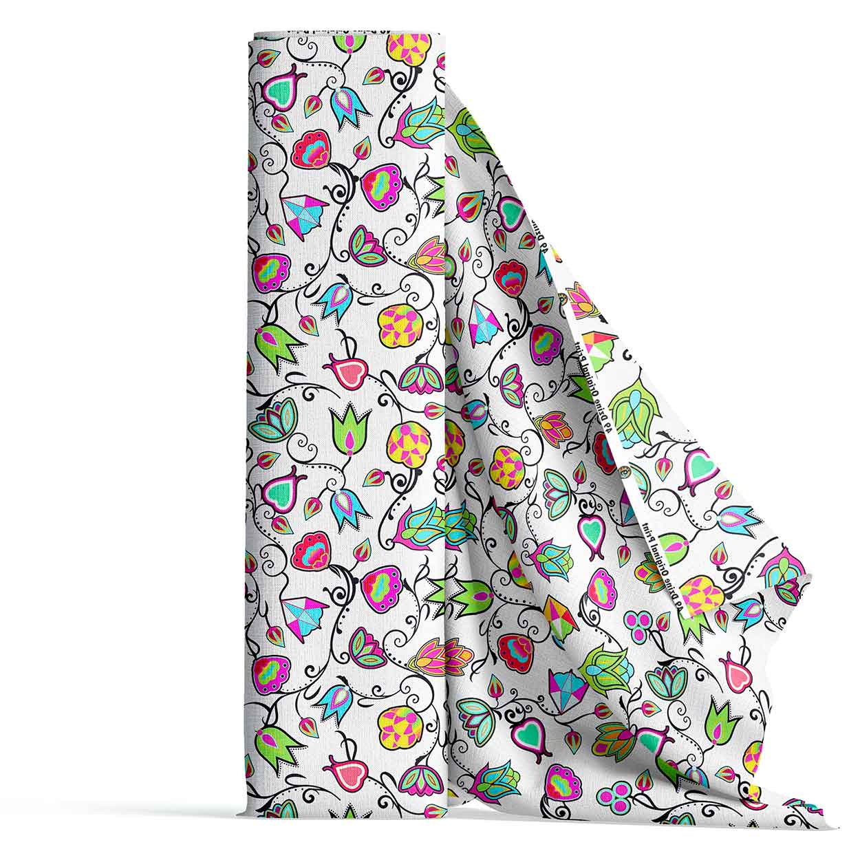 Indigenous Paisley - White Christmas Tree Skirt 47