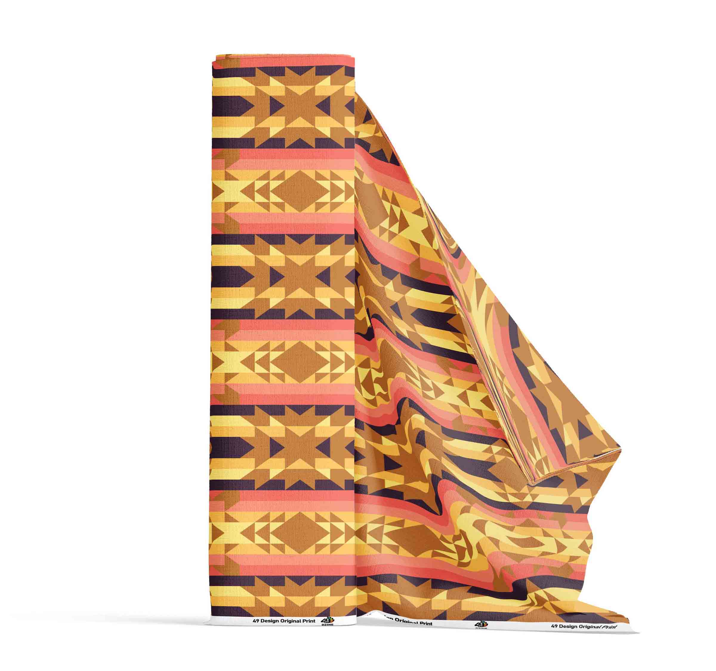 Infinite Sunset Satin Fabric By the Yard Pre Order